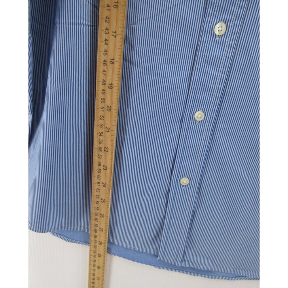 Rhone Shirt Medium Performance Button Down Pinstr… - image 5
